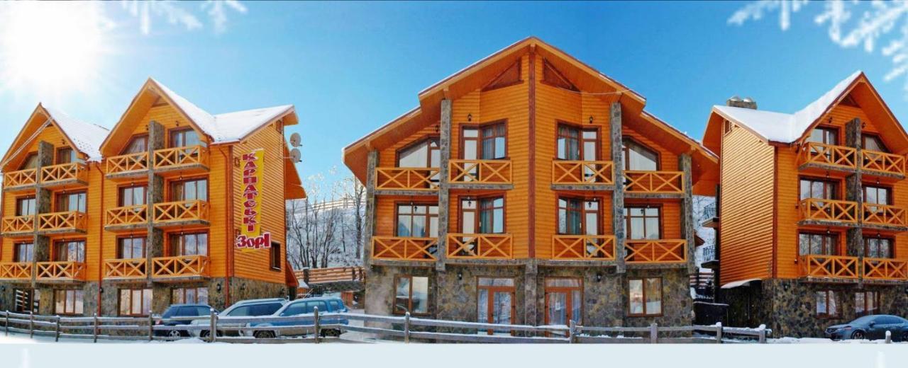 Karpatski Zori Hotel Bukovel Eksteriør bilde